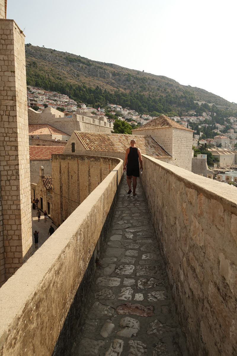 Mon voyage sur les remparts de Dubrovnik en Croatie