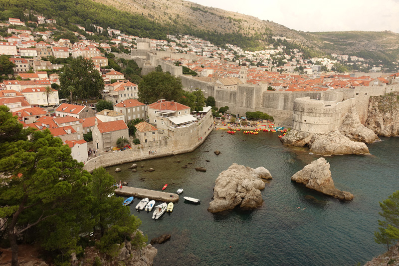 Mon voyage sur les remparts de Dubrovnik en Croatie