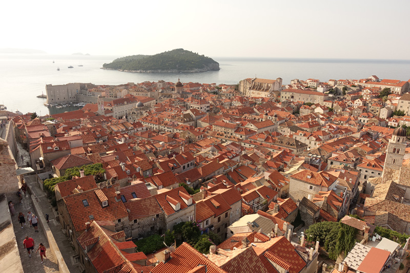 Mon voyage sur les remparts de Dubrovnik en Croatie