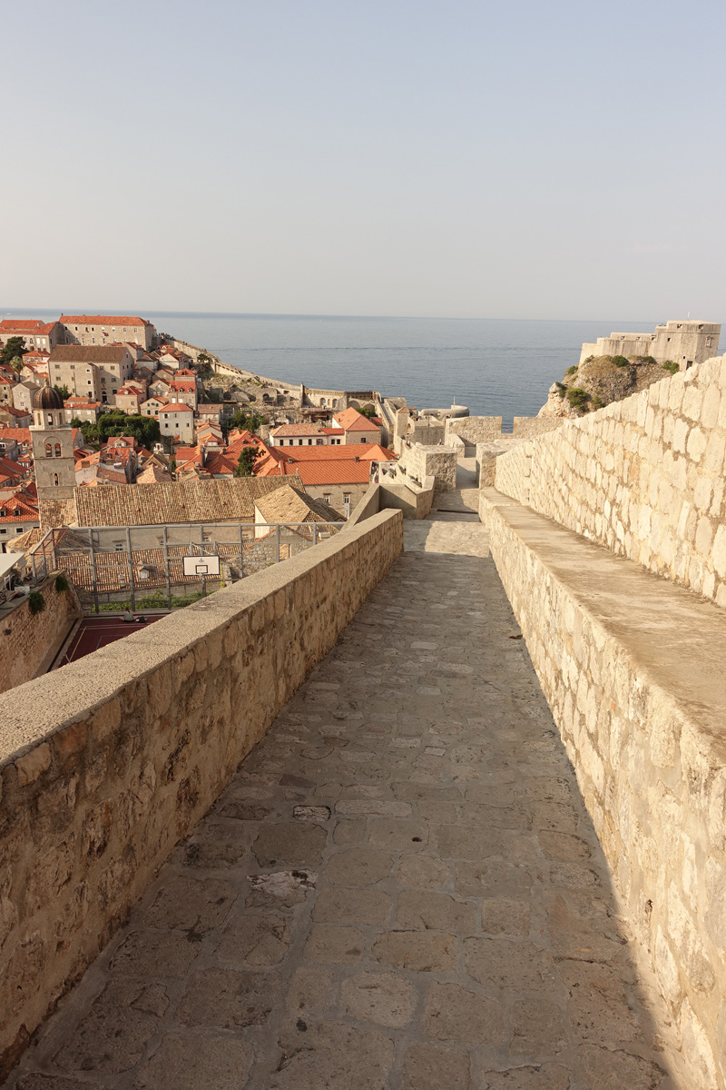 Mon voyage sur les remparts de Dubrovnik en Croatie