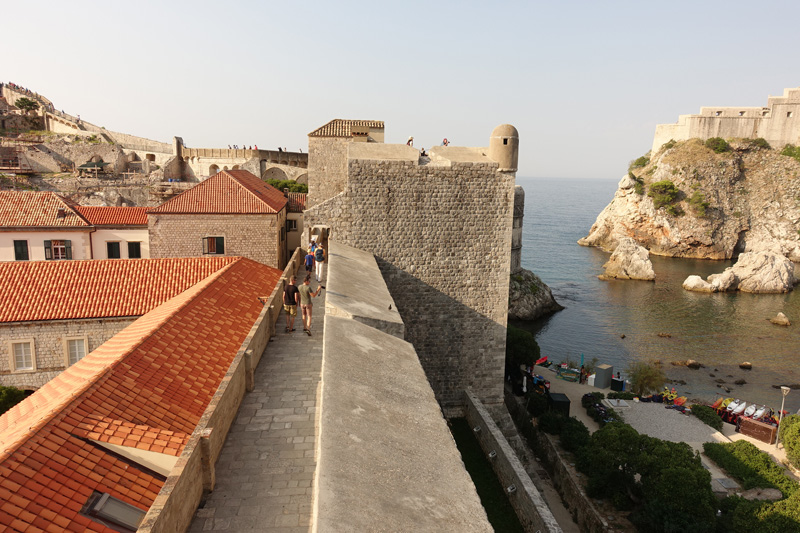 Mon voyage sur les remparts de Dubrovnik en Croatie