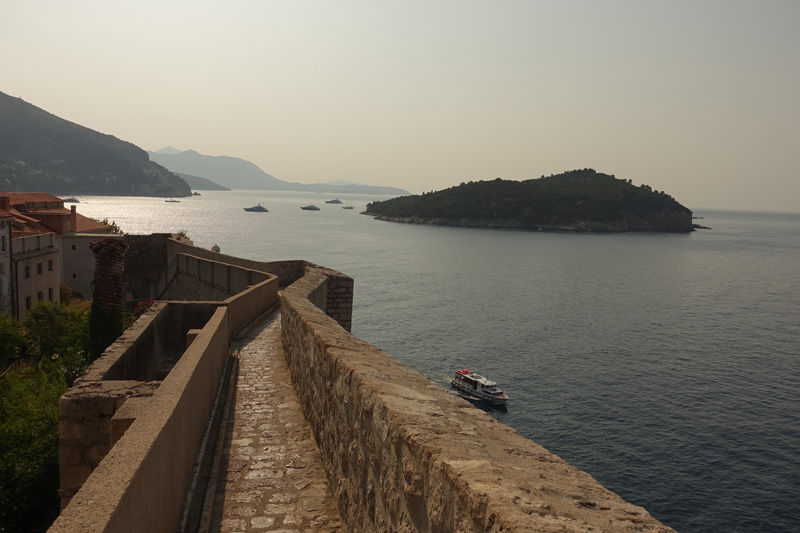 Mon voyage sur les remparts de Dubrovnik en Croatie