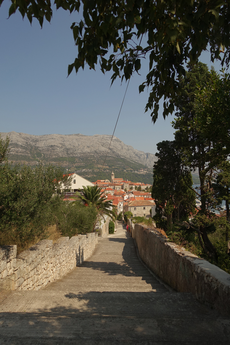 Mon voyage à Korcula sur l'île de Korcula en Croatie