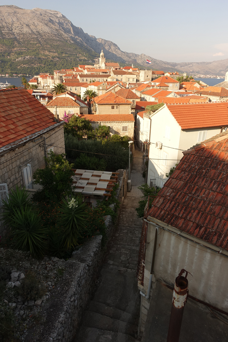 Mon voyage à Korcula sur l'île de Korcula en Croatie