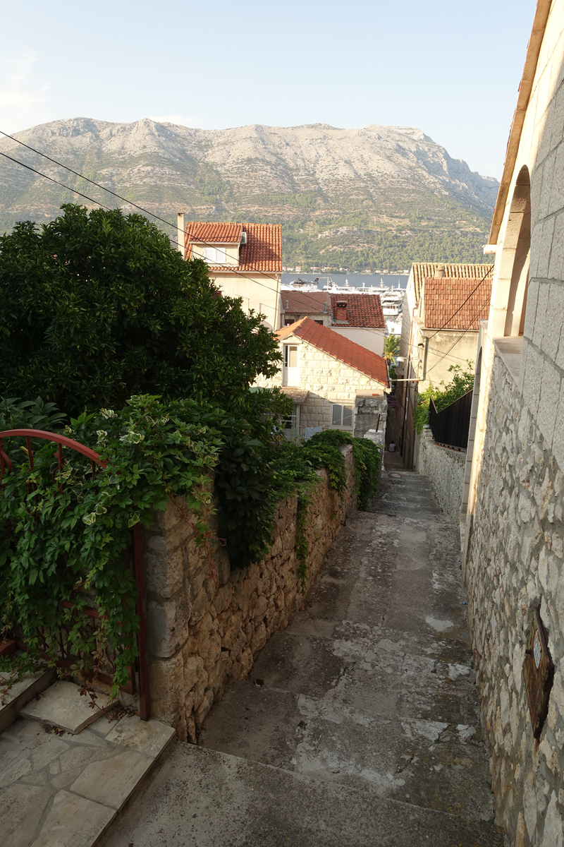 Mon voyage à Korcula sur l'île de Korcula en Croatie