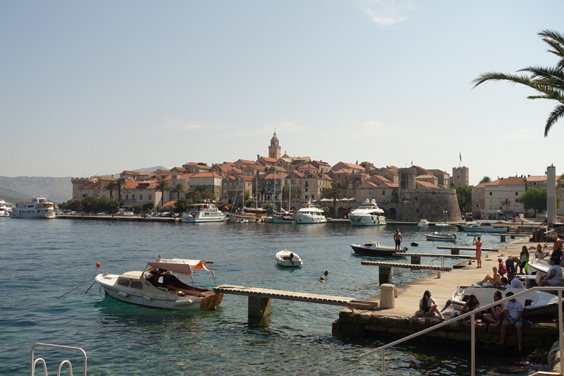 Mon voyage à Korcula sur l'île de Korcula en Croatie