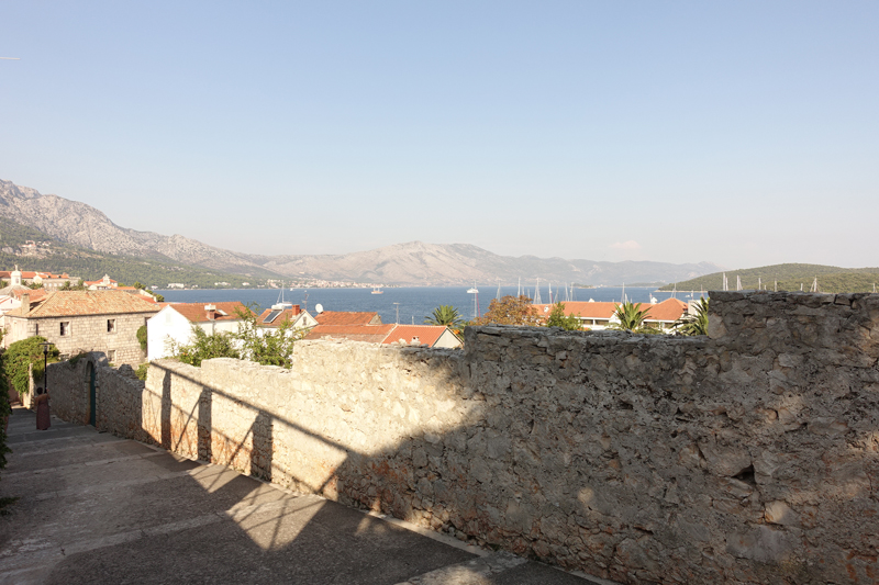 Mon voyage à Korcula sur l'île de Korcula en Croatie