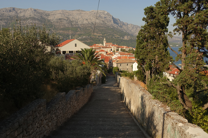 Mon voyage à Korcula sur l'île de Korcula en Croatie