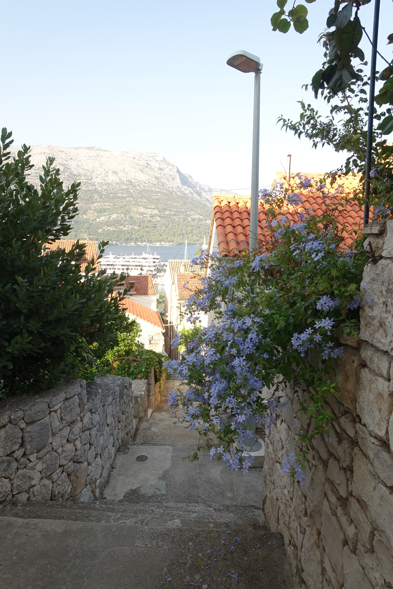 Mon voyage à Korcula sur l'île de Korcula en Croatie