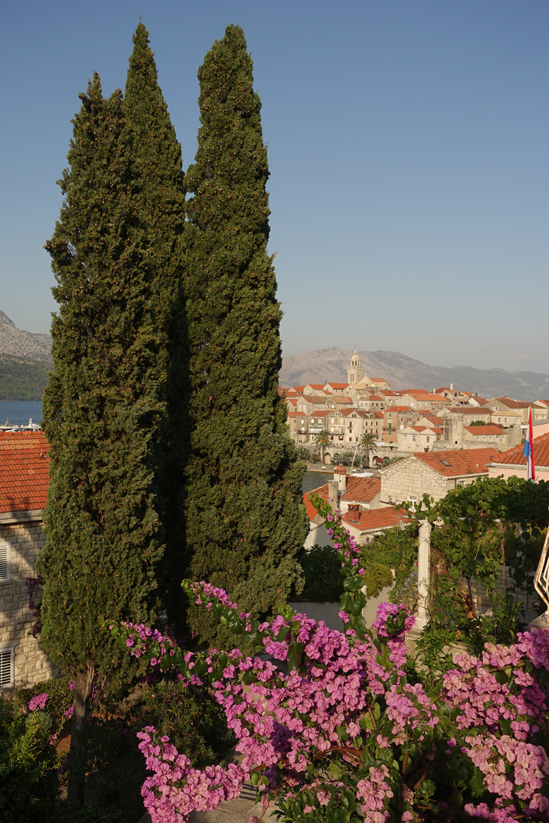 Mon voyage à Korcula sur l'île de Korcula en Croatie