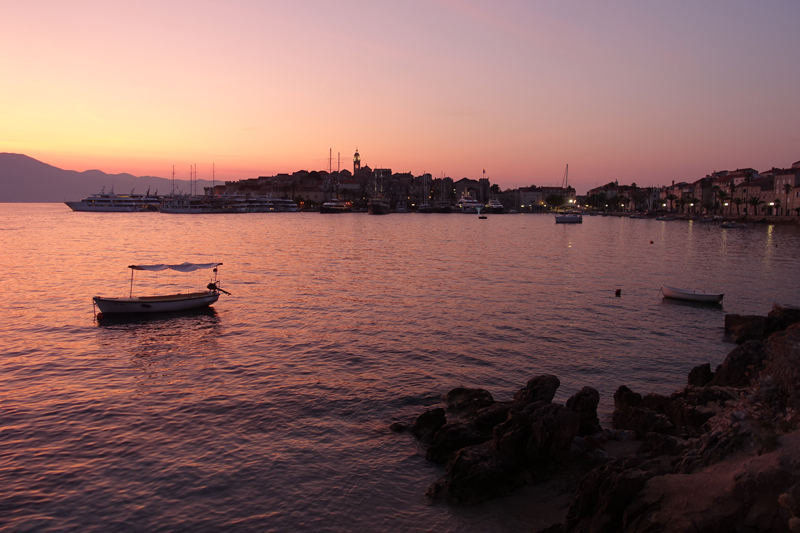 Mon voyage à Korcula sur l'île de Korcula en Croatie