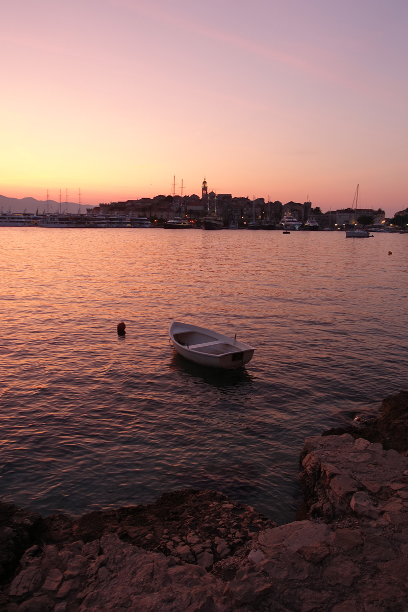 Mon voyage à Korcula sur l'île de Korcula en Croatie