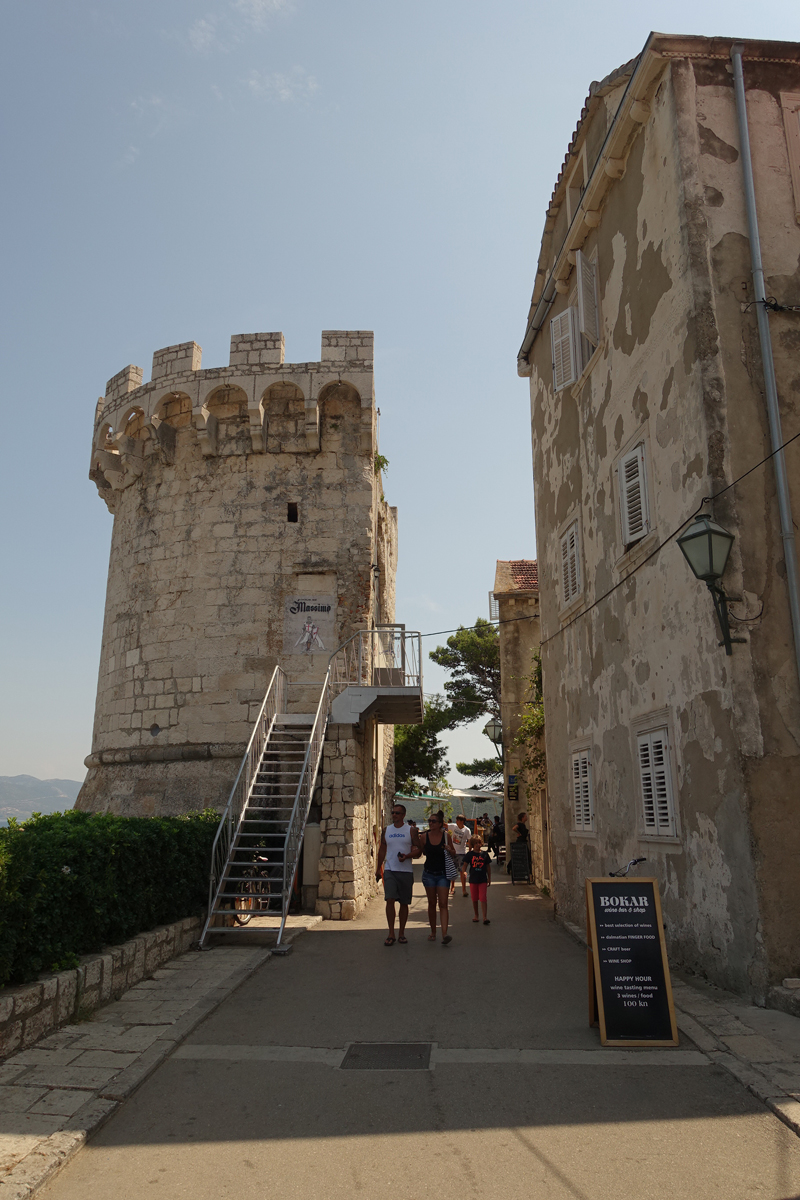 Mon voyage à Korcula sur l'île de Korcula en Croatie