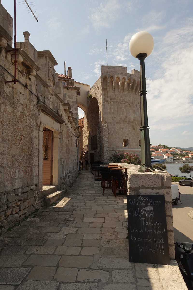 Mon voyage à Korcula sur l'île de Korcula en Croatie