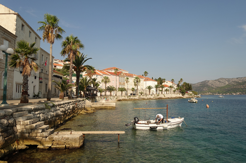 Mon voyage à Korcula sur l'île de Korcula en Croatie