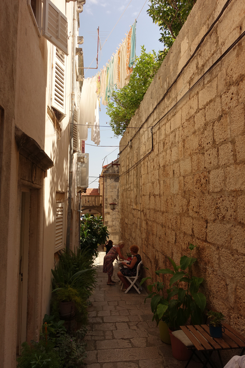 Mon voyage à Korcula sur l'île de Korcula en Croatie