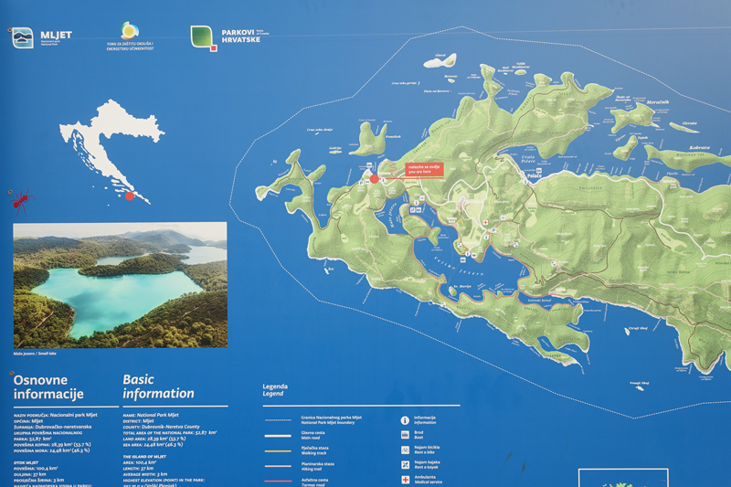Mon voyage au Parc Naturel de l’île de Mljet en Croatie