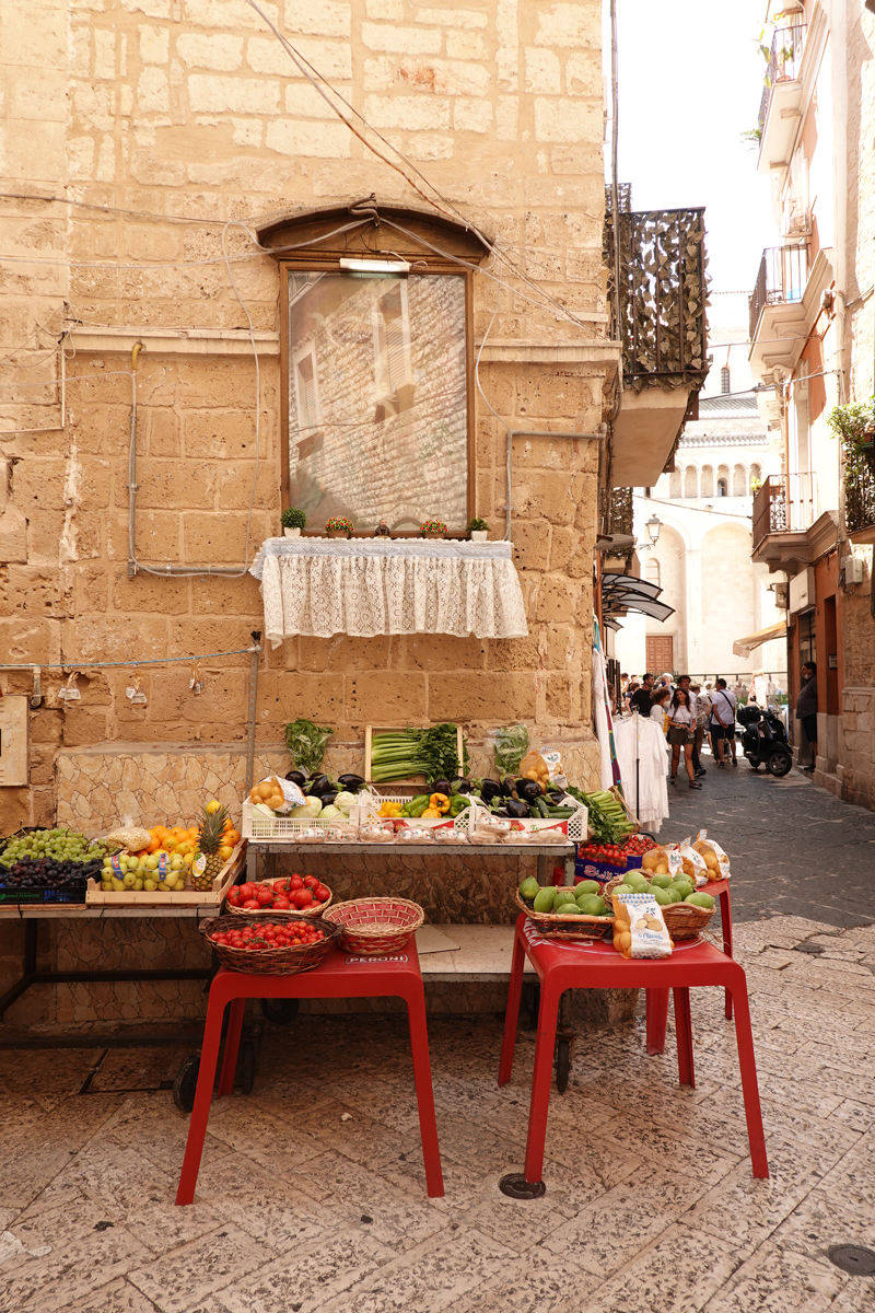 Mon voyage à Bari dans les Pouilles en Italie