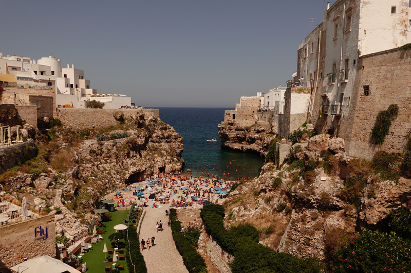 Mon voyage à Polignano a Mare dans les Pouilles en Italie