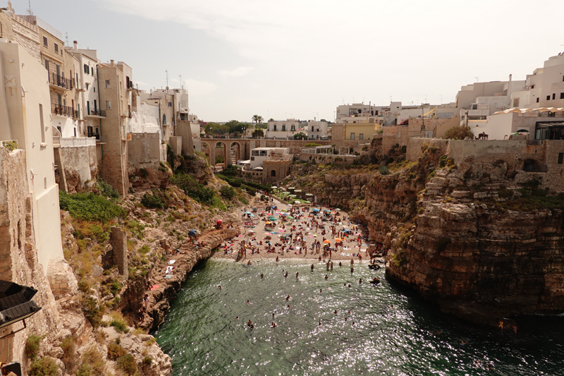 Mon voyage à Polignano a Mare dans les Pouilles en Italie