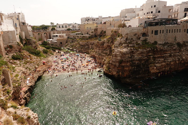 Mon voyage à Polignano a Mare dans les Pouilles en Italie