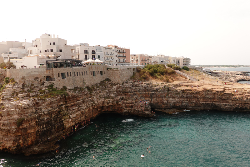 Mon voyage à Polignano a Mare dans les Pouilles en Italie