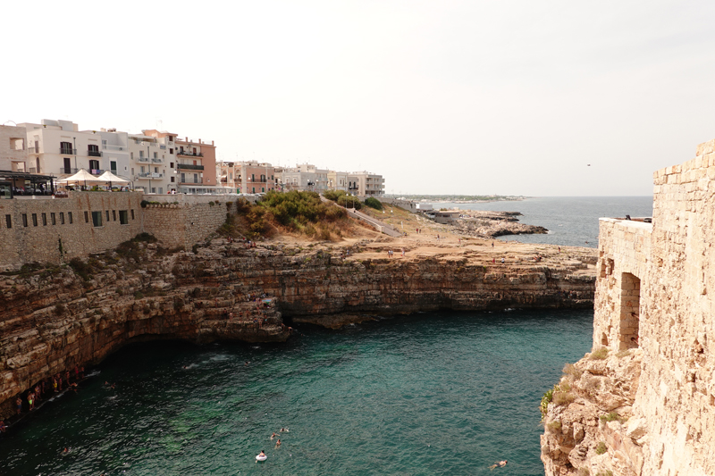 Mon voyage à Polignano a Mare dans les Pouilles en Italie