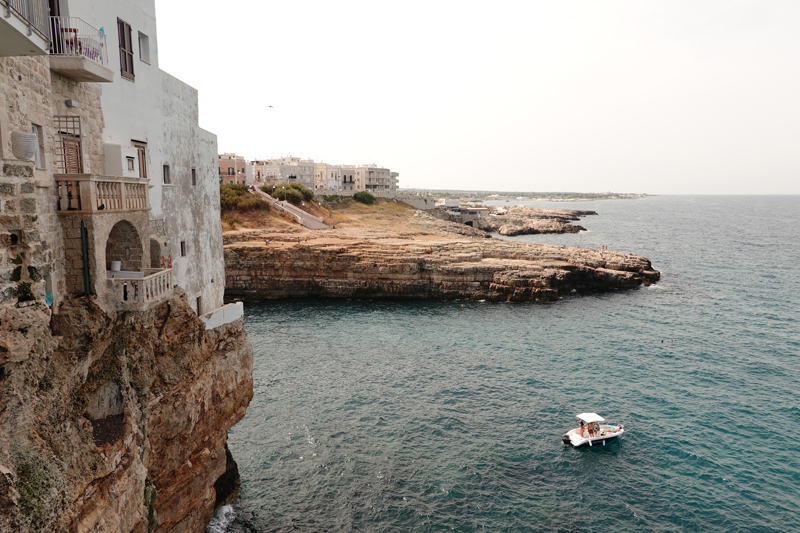 Mon voyage à Polignano a Mare dans les Pouilles en Italie