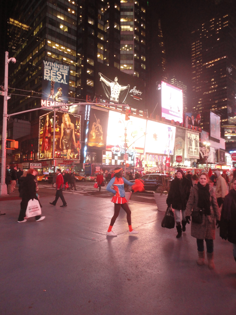 Mon voyage à New York à Times Square