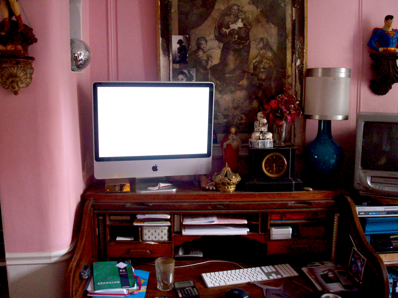 Mon atelier en Avril 2008