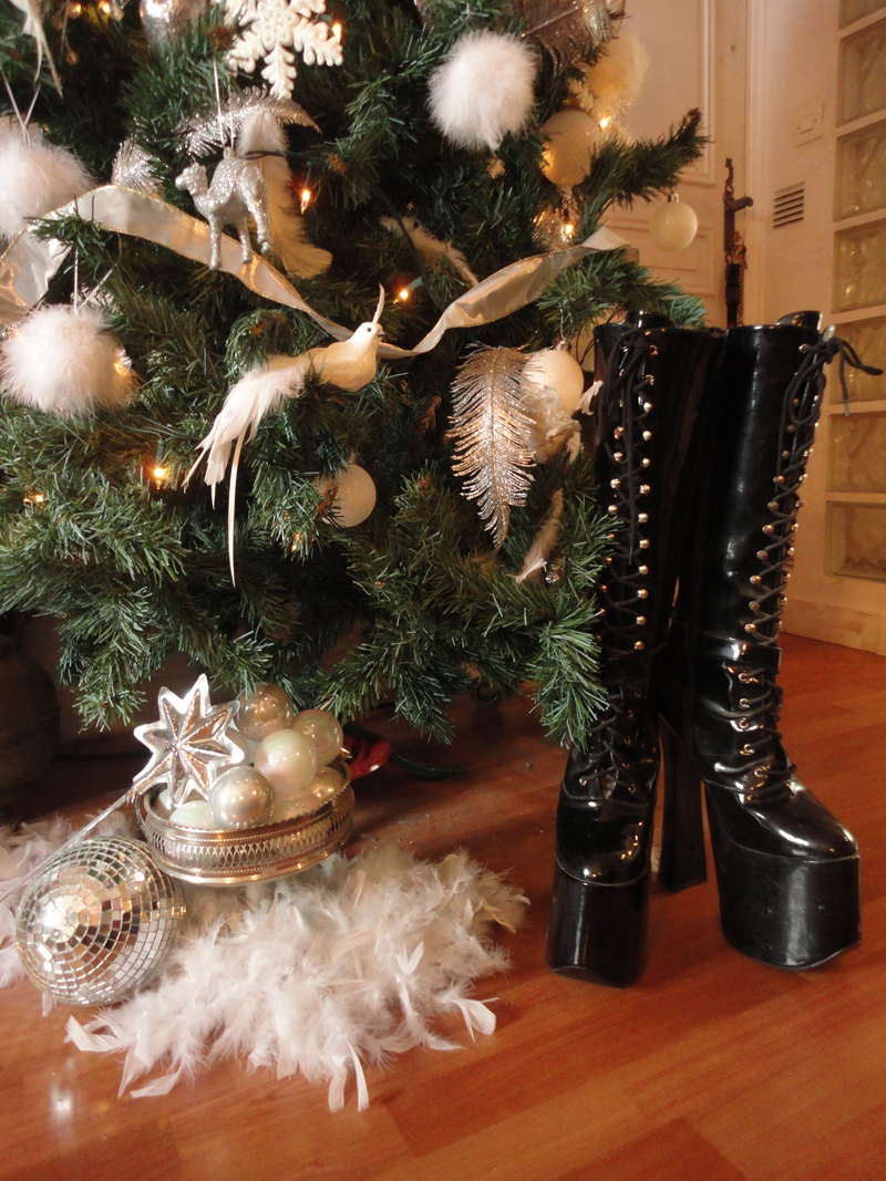 Décoration de Noël dans mon atelier