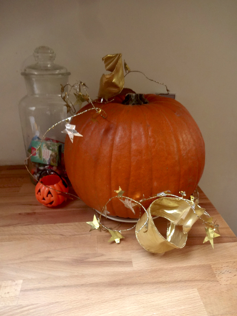 Décoration et soirée d'Halloween de mon atelier