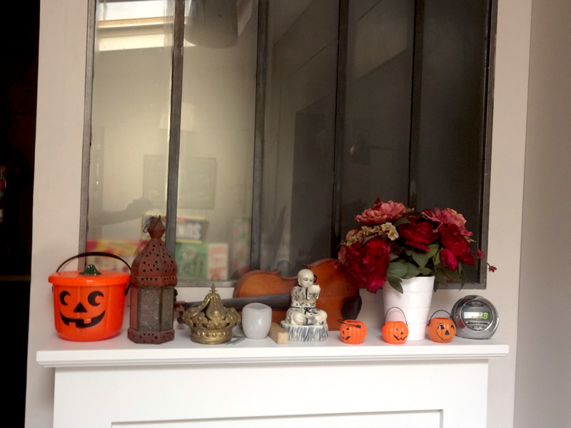 Décoration et soirée d'Halloween de mon atelier