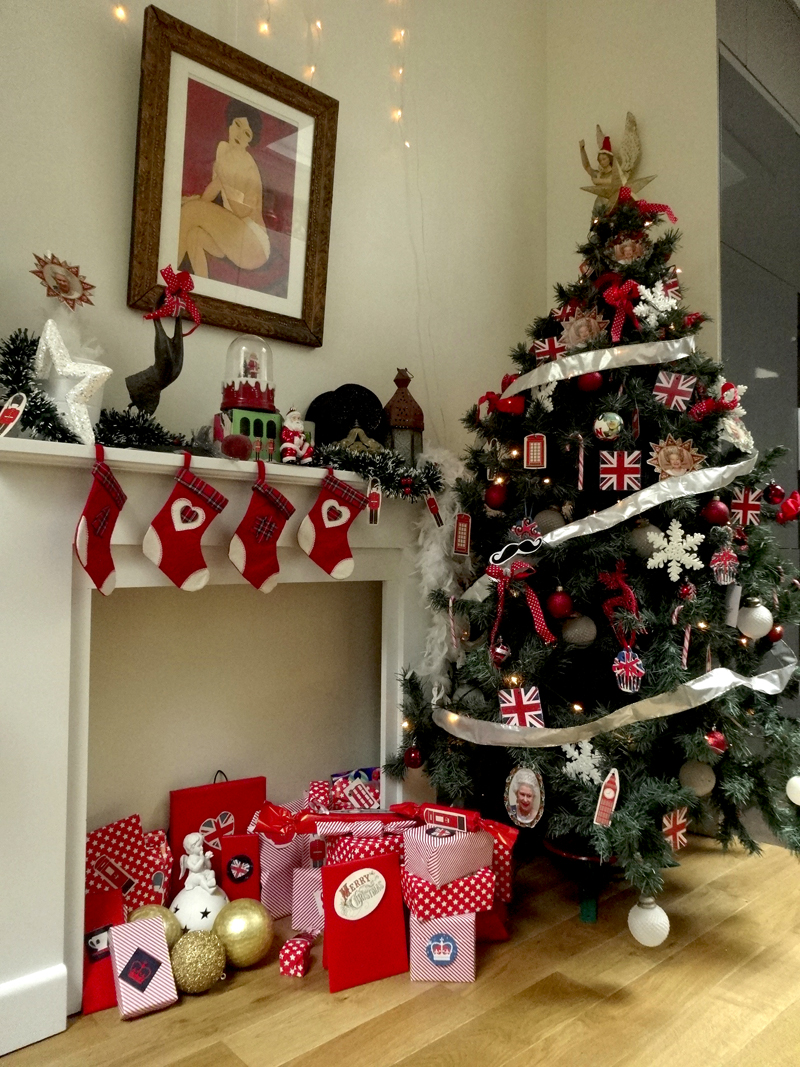 Décoration et soirée de Noël dans l'atelier