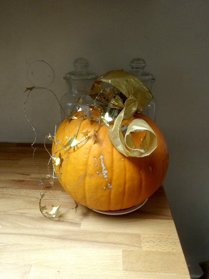 Décoration d'Halloween dans mon atelier