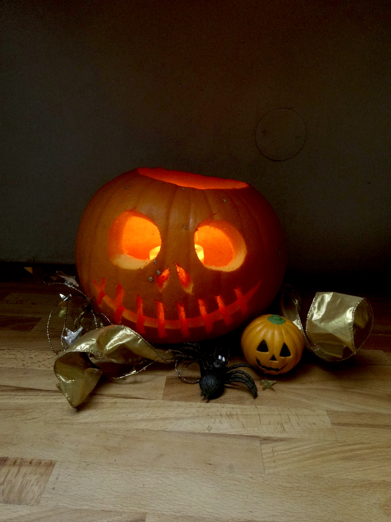 Décoration d'Halloween dans mon atelier