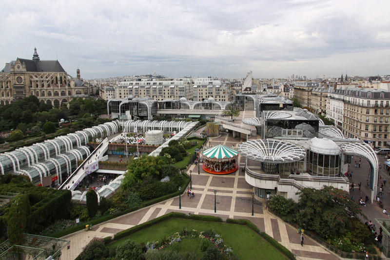 La maquette des travaux du Forum des Halles