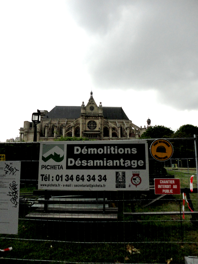 Debut du chantier du Forum des Halles