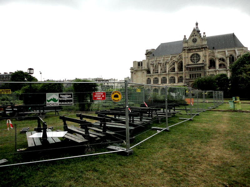 Debut du chantier du Forum des Halles