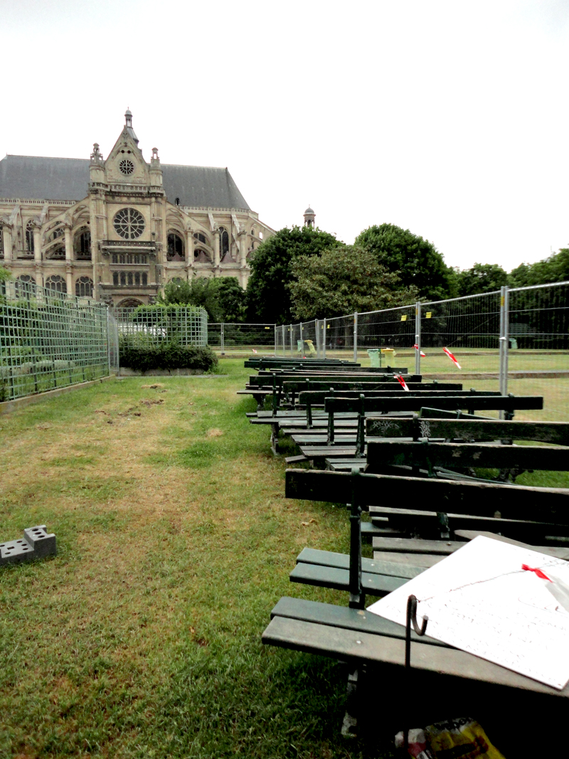 Debut du chantier du Forum des Halles