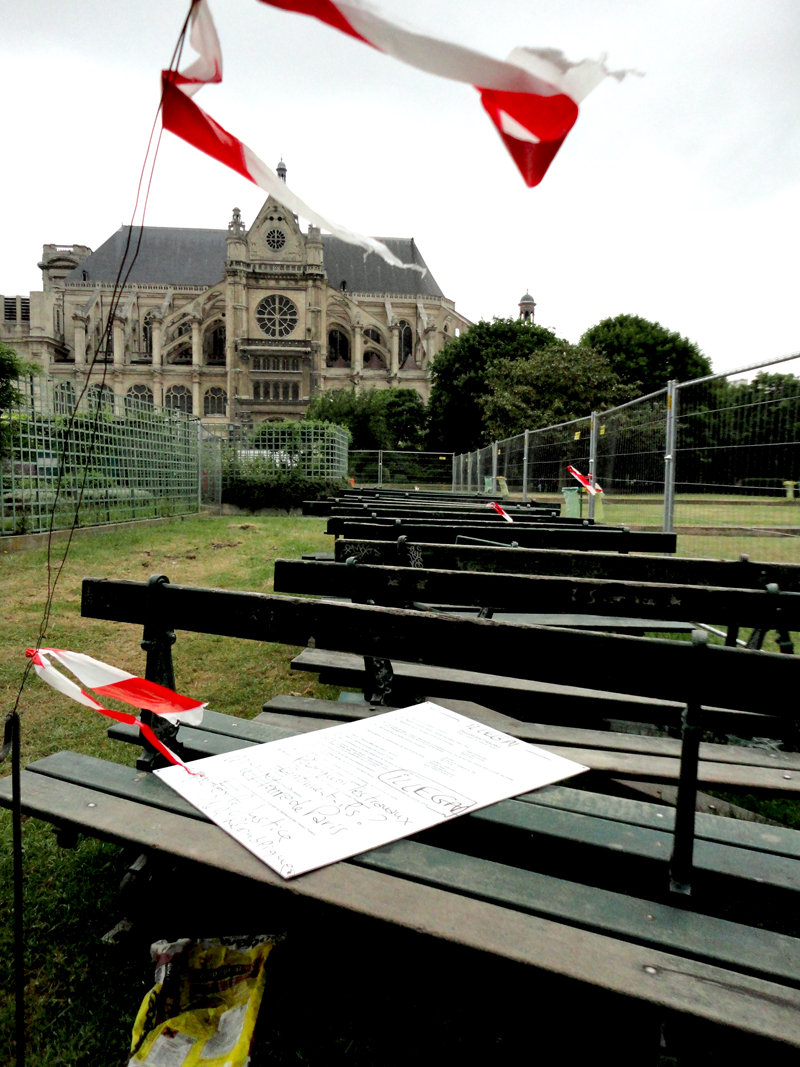 Debut du chantier du Forum des Halles