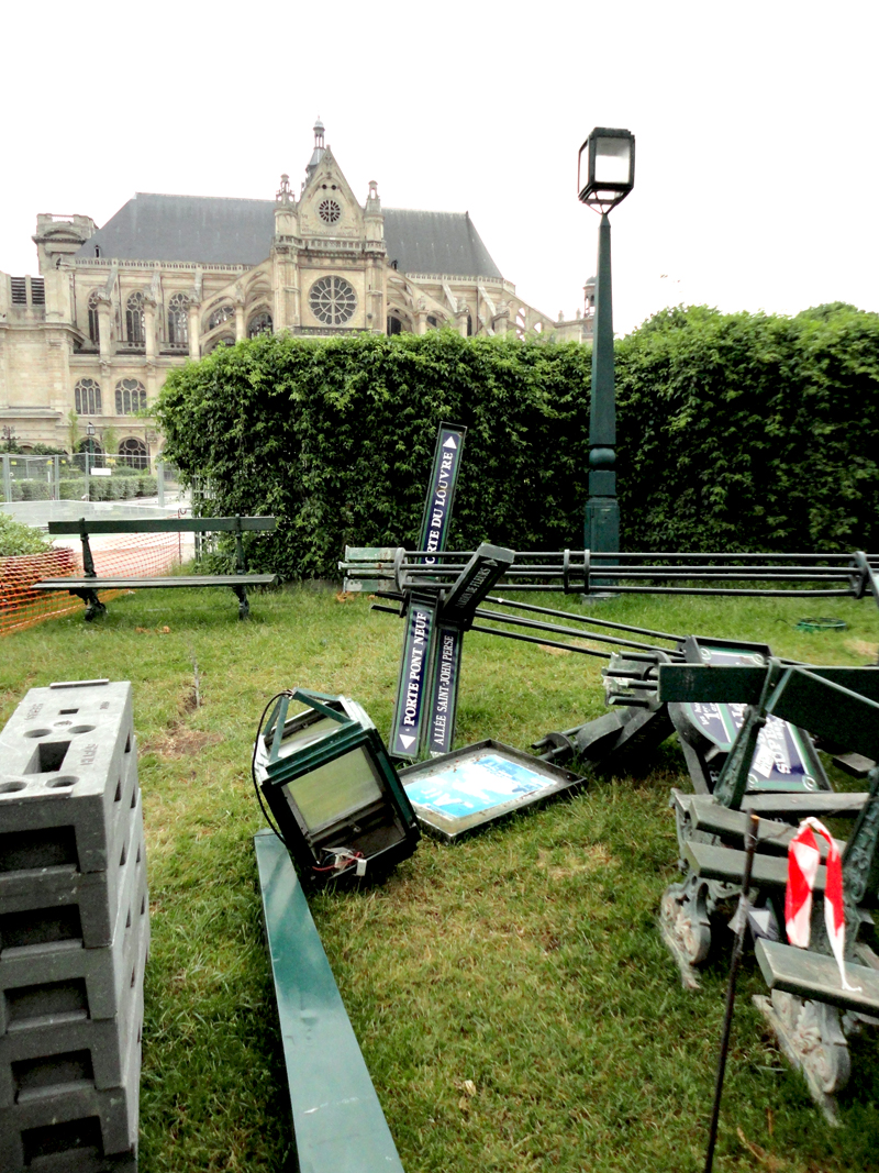 Debut du chantier du Forum des Halles