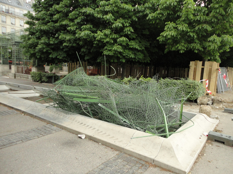 Debut du chantier du Forum des Halles