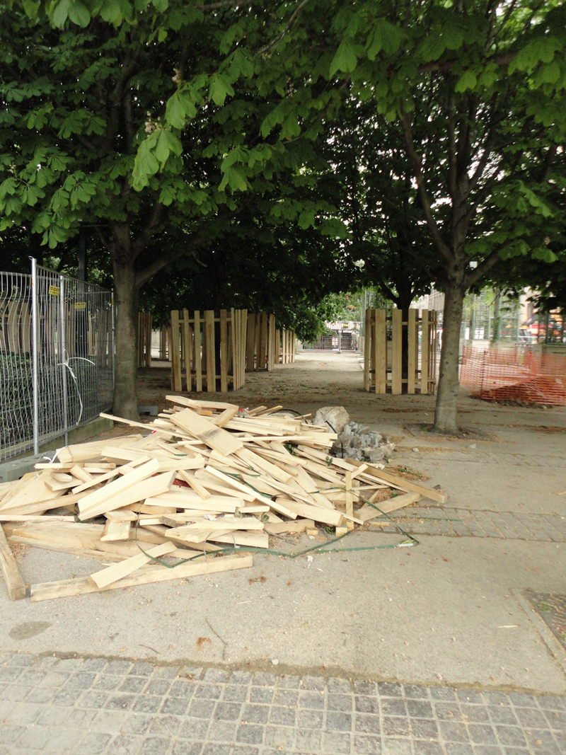 Debut du chantier du Forum des Halles