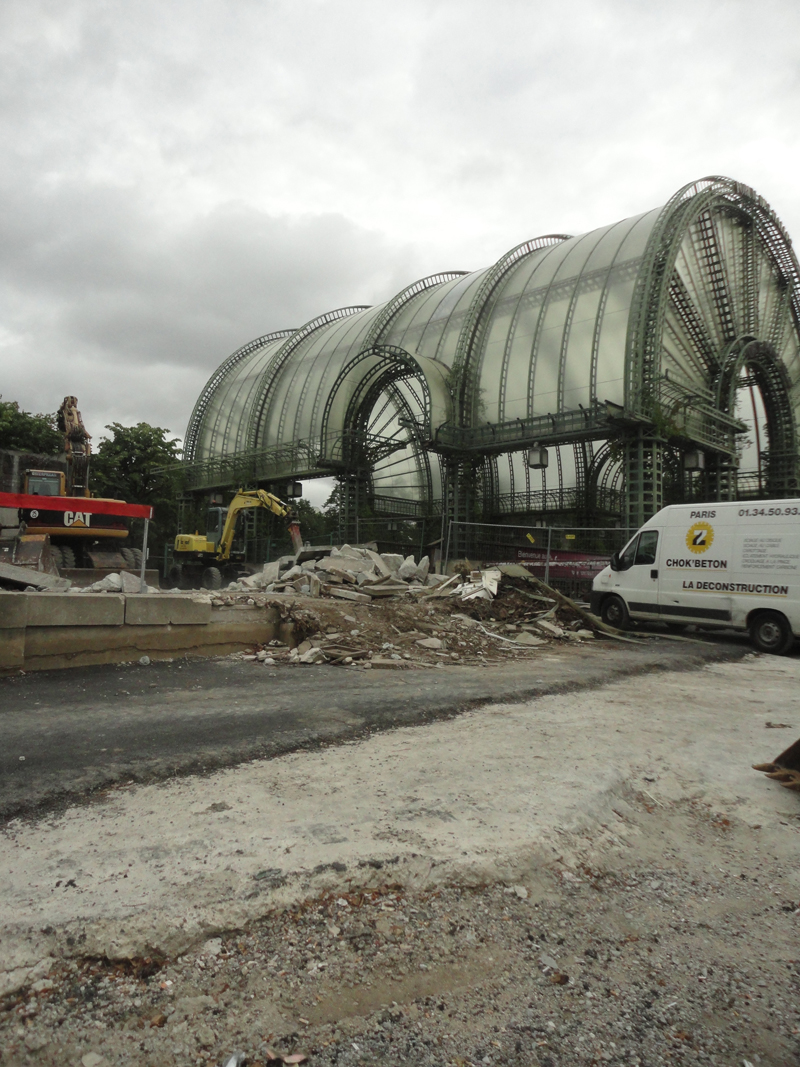 Démolition du Forum des Halles