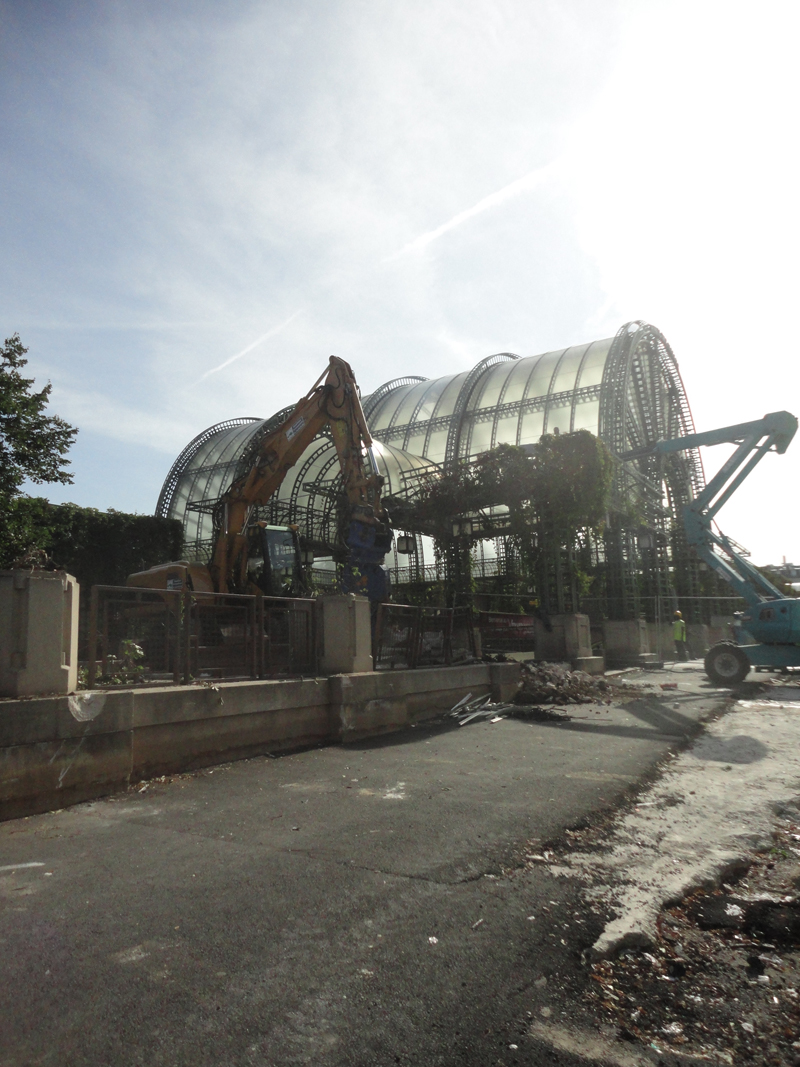 Démolition du Forum des Halles