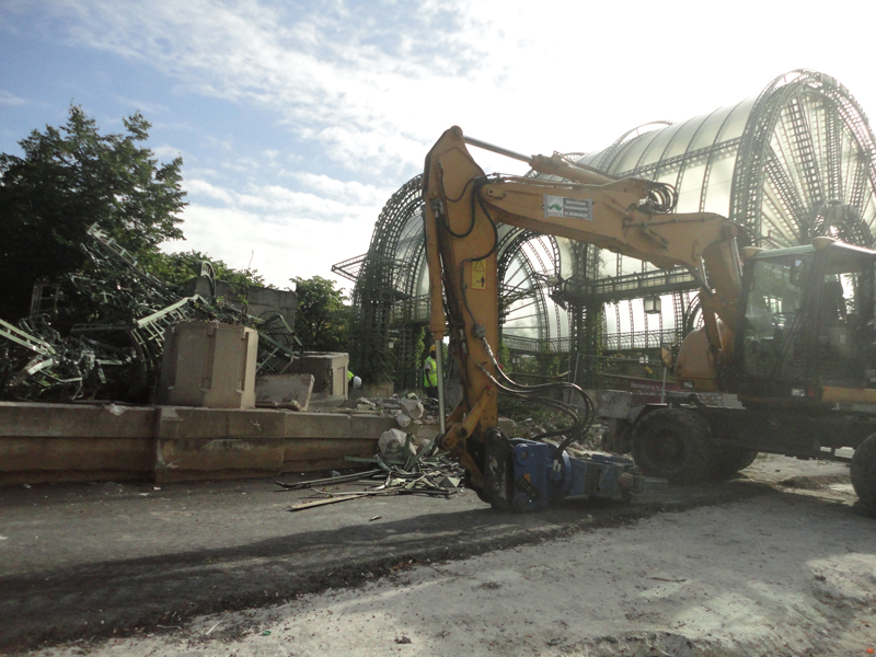 Démolition du Forum des Halles