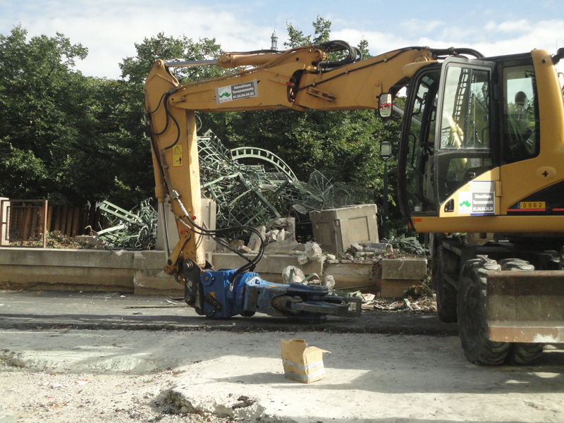 Démolition du Forum des Halles