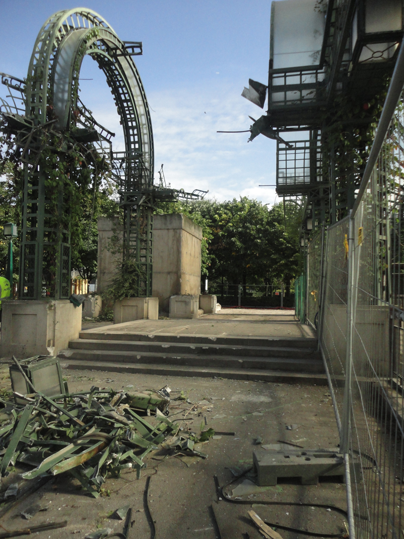 Démolition du Forum des Halles