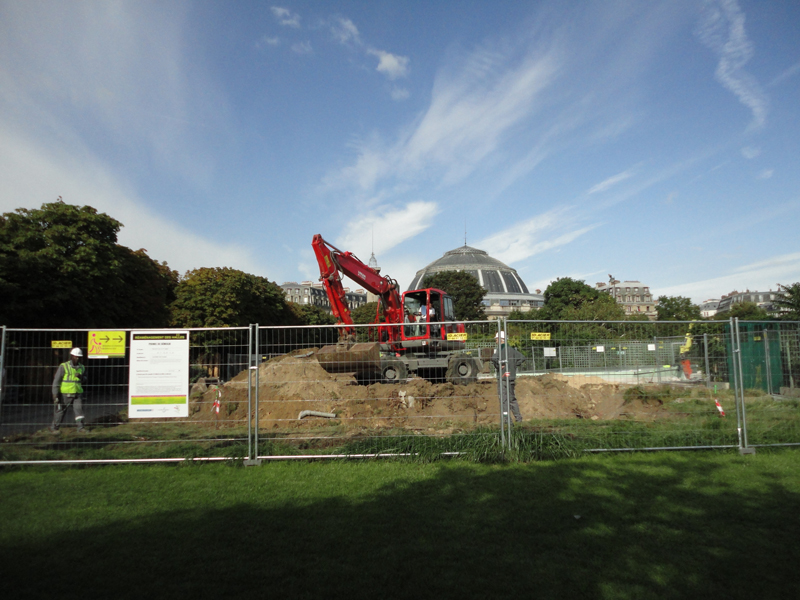 Abattage des arbres du Forum des Halles